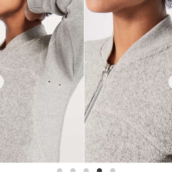 Lululemon Stand Out Sherpa Jacket
Heathered Core Light Grey / Silver Drop size 4 - Picture 3 of 13